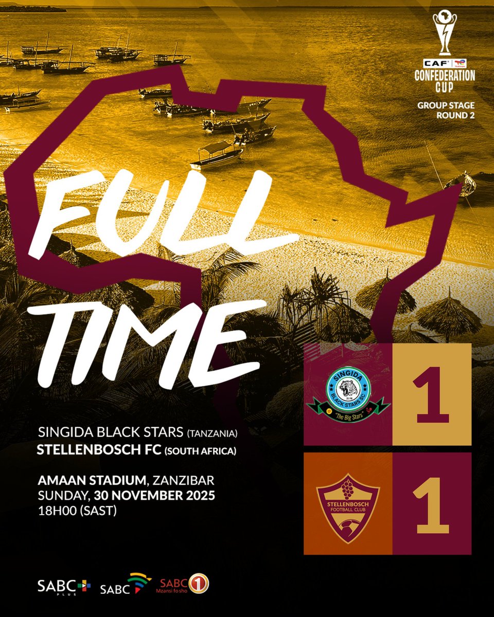 kalipile1's tweet image. Stellenbosch FC collects an important point away from home 

#CAFC
