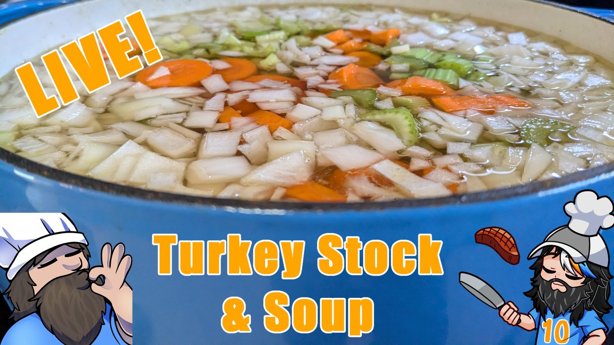 DatBlue10FS's tweet image. 🔴 LIVE 🔴

DAY TWO!  Now we can make some soup from the stock we made yesterday!

🔗⬇️