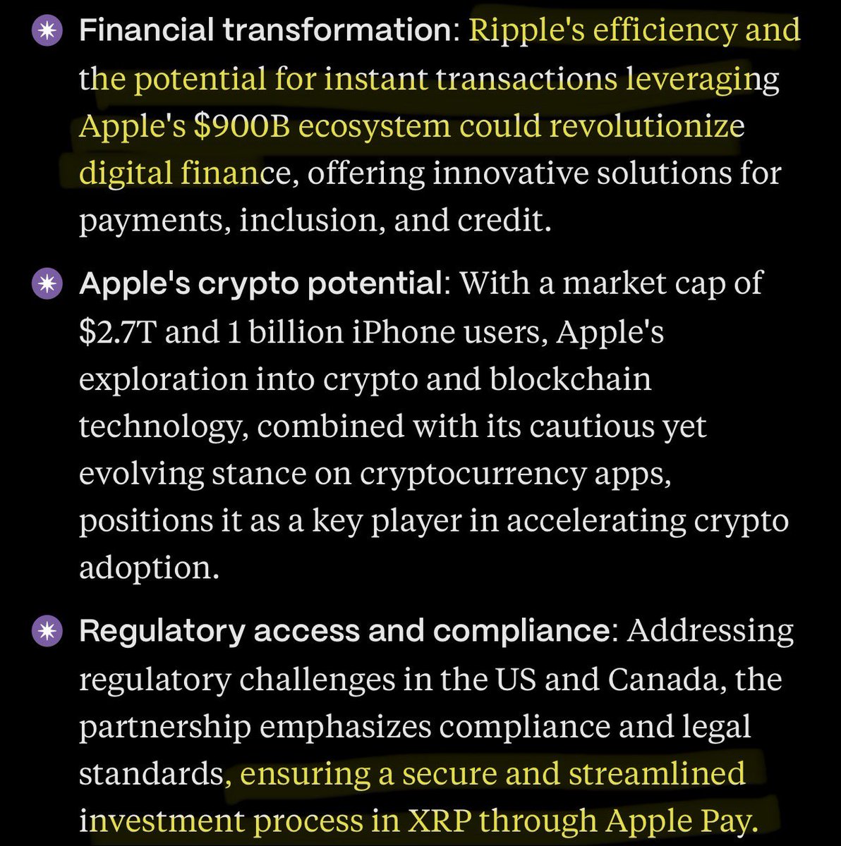 XRP🤝Apple Pay Documented.📝👇
