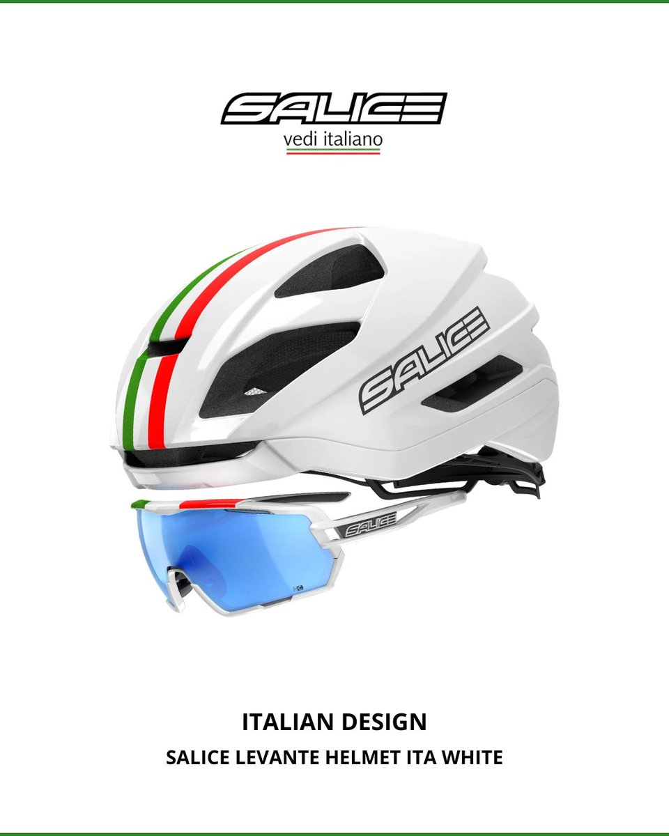 SaliceUK's tweet image. Want a helmet that feels fast, looks sharp, and keeps you cool?
The Salice Levante in ITA White delivers Italian-engineered performance:
💨AERO Optimised
❄️Cooling Power
🧐Visibility First 
-
#BikingHelmet #CycleSafety #RoadBikes
