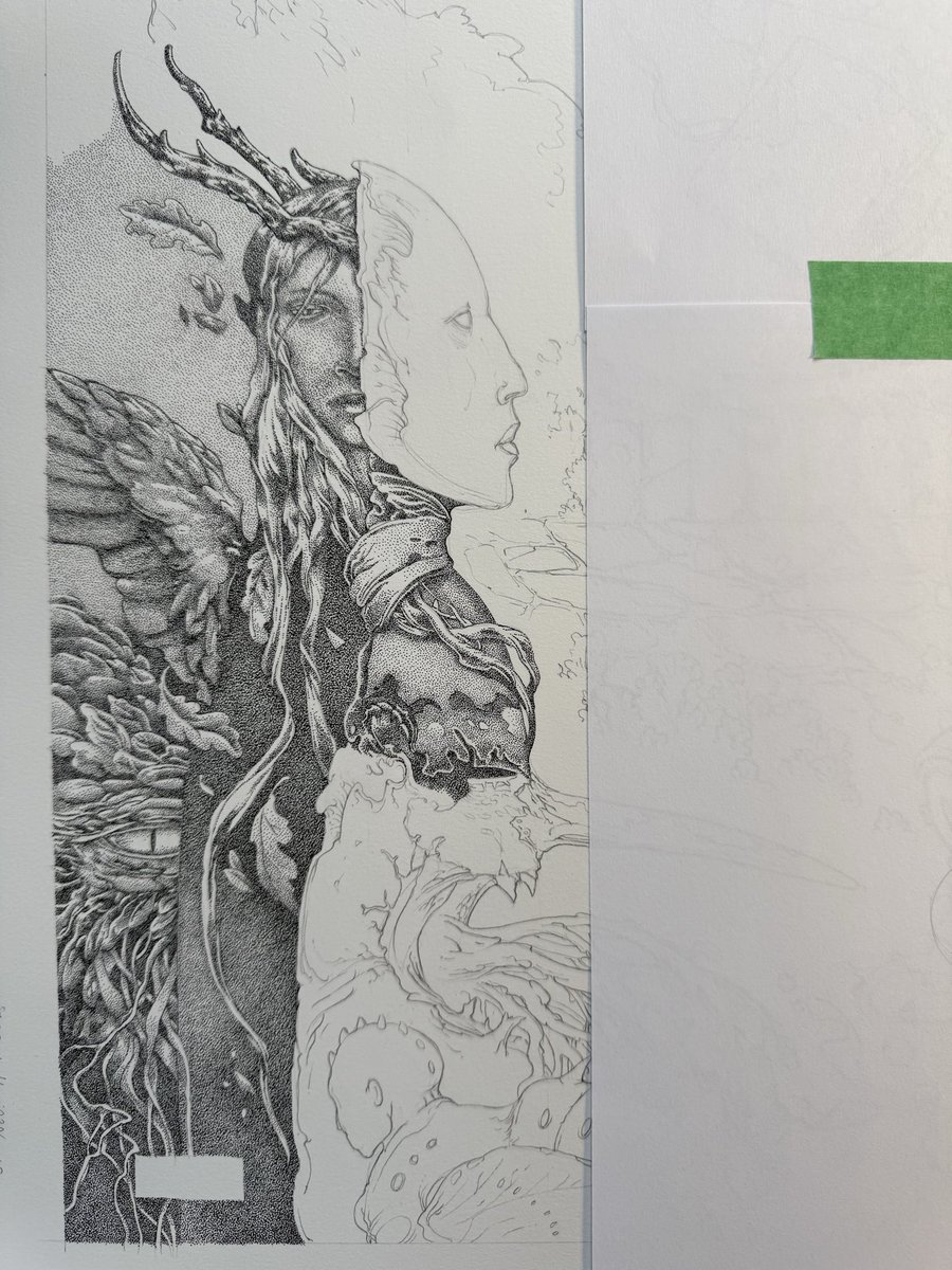 Lost_Machine's tweet image. I haven’t posted much this week, so here is a corner of one of the things I am currently chipping away on. Stay warm.