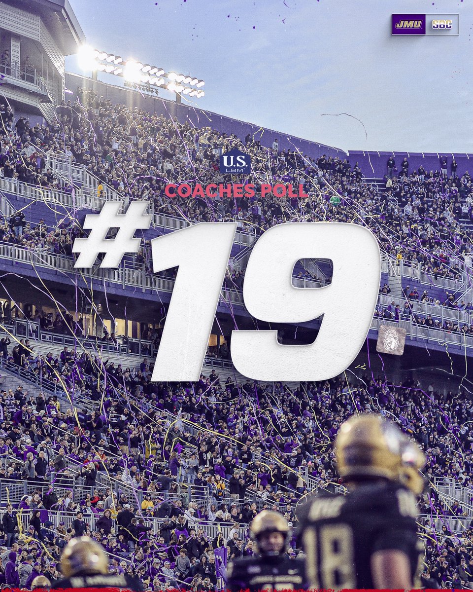 Our highest ranking ever in the US LBM Coaches Poll 📈

#GoDukes