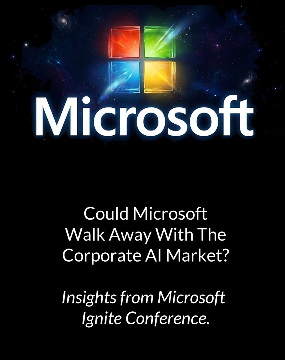 Could @Microsoft Walk Away With The Corporate AI Market? Microsoft's AI progress is amazing: here's