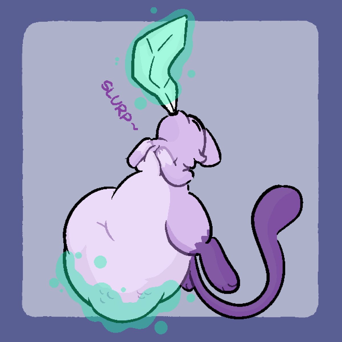 ZenyVore's tweet image. Remember to eat your salad, art trade for @StarDystXD