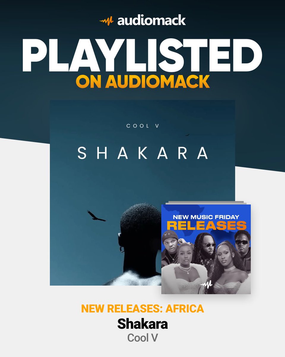 CoolV_rgtr's tweet photo. Shakara going crazy on these @audiomack playlists!! The love has been MAD — streams jumping, people texting, reposting, tagging me nonstop. You guys are turning this record into a CLASSIC and I’m grateful fr.
Shoutout to the team pushing this tune heavy and @audiomackafrica https://t.co/z6sjX6FmbS