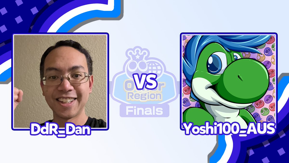 DdR_Dan VS Yoshi100_AUS is live for the first final Puyo Puyo Global Ranking Series Other Region Finals match! Who'll be invited to Japan? Check it out on twitch.tv/AscensionPuyo #PuyoPuyo
