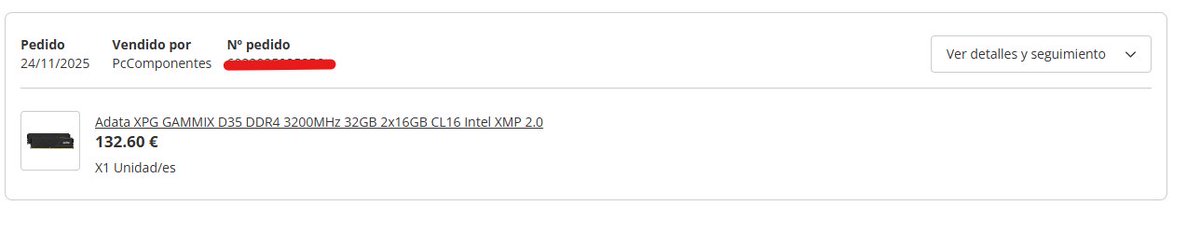 _danoglez's tweet image. Hoy entrando a revisar mi pedido, la misma RAM que compre hace 1 semana, está a 45€... CON OFERTA - Da miedo.

Pd: Estoy abierto a negociar
