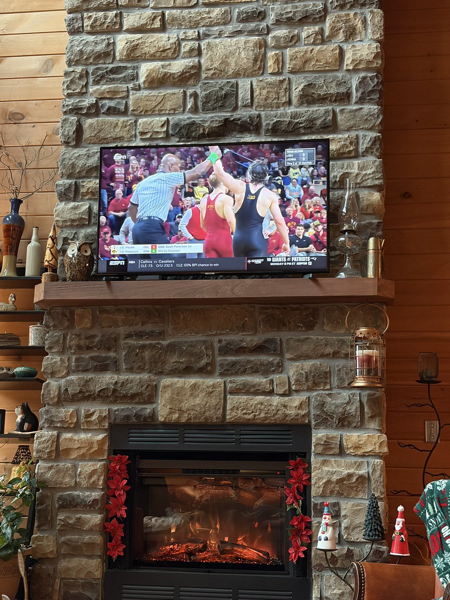 Lazy Sunday with the Bears not playing. Dogs walked, CyHawk dual on.