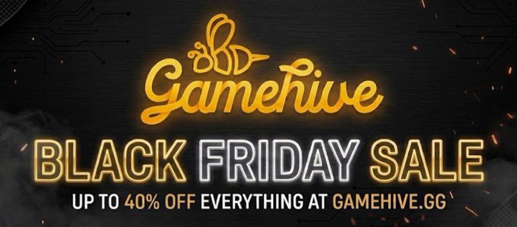 GameHiveGG's tweet image. 🐝The #GameHive Black Friday sale ends at midnight tonight!

🐝Use code BLACKFRIDAY25 for 40% off at checkout!