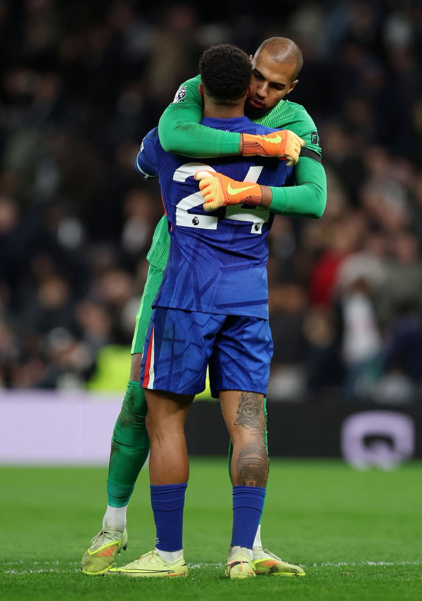 Reece James and Robert Sanchez💙😭. 

Generational image🐐