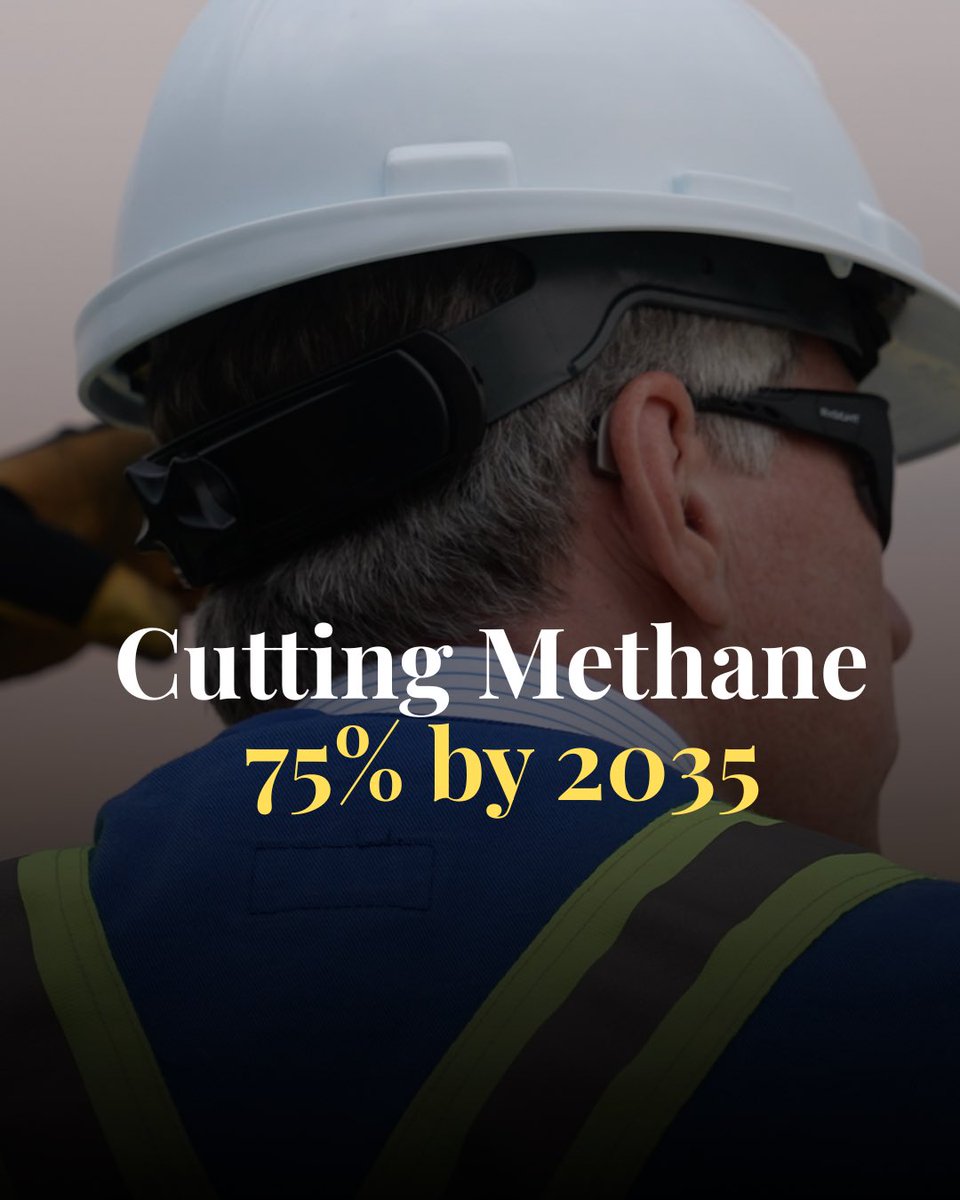 timhodgsonmt's tweet image. Beyond Pathways, both governments know methane — greenhouse gas 4x more polluting than CO2 — must be tackled to stay competitive.

Alberta is now aligning with Canada’s national target to cut methane emissions 75% by 2035, strengthening the credibility of our energy sector at…