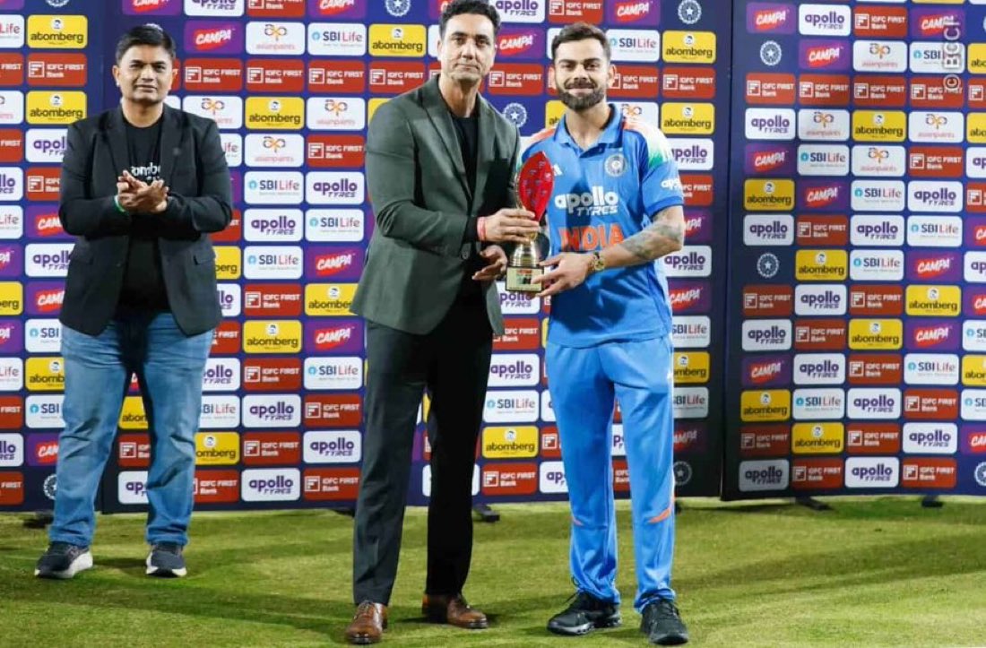mufaddal_vohra's tweet image. Virat Kohli completes 70 POTM awards in international cricket. 

- The GOAT of cricketing world. 🐐🇮🇳