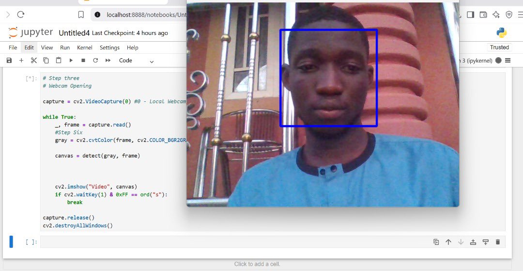 evo_ofAfrika's tweet image. Milestone Reached 🚀 

First Project in Computer Vision 

Face detection Model

#computationalbiology
#datascience
#Yigbamode