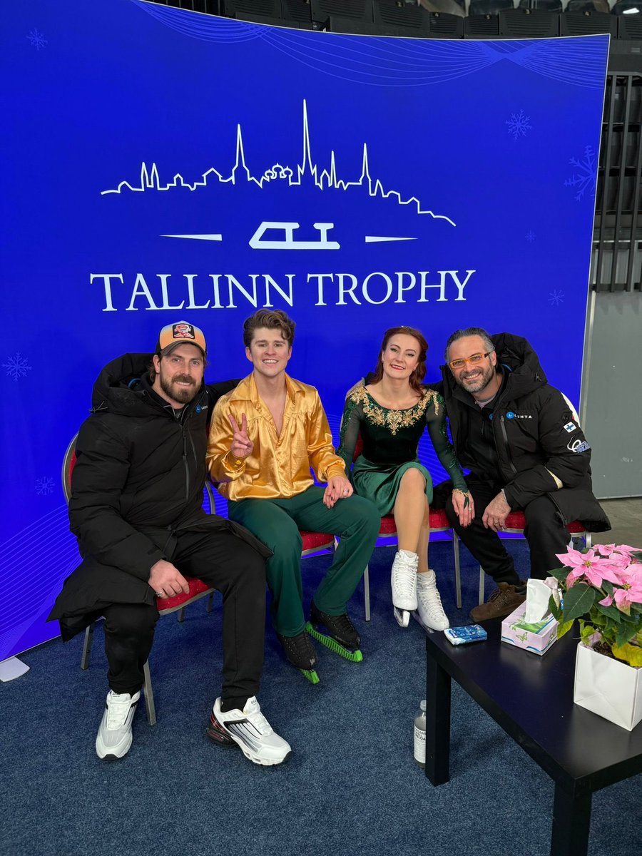 ✌️ 

In their last event in 2025 Carolane Soucisse and Shane Firus 🇮🇪 have finished 8th at Tallinn Trophy 🇪🇪 earlier today. ⛸️ ☘️ 

#TeamIreland | #FigureSkating
