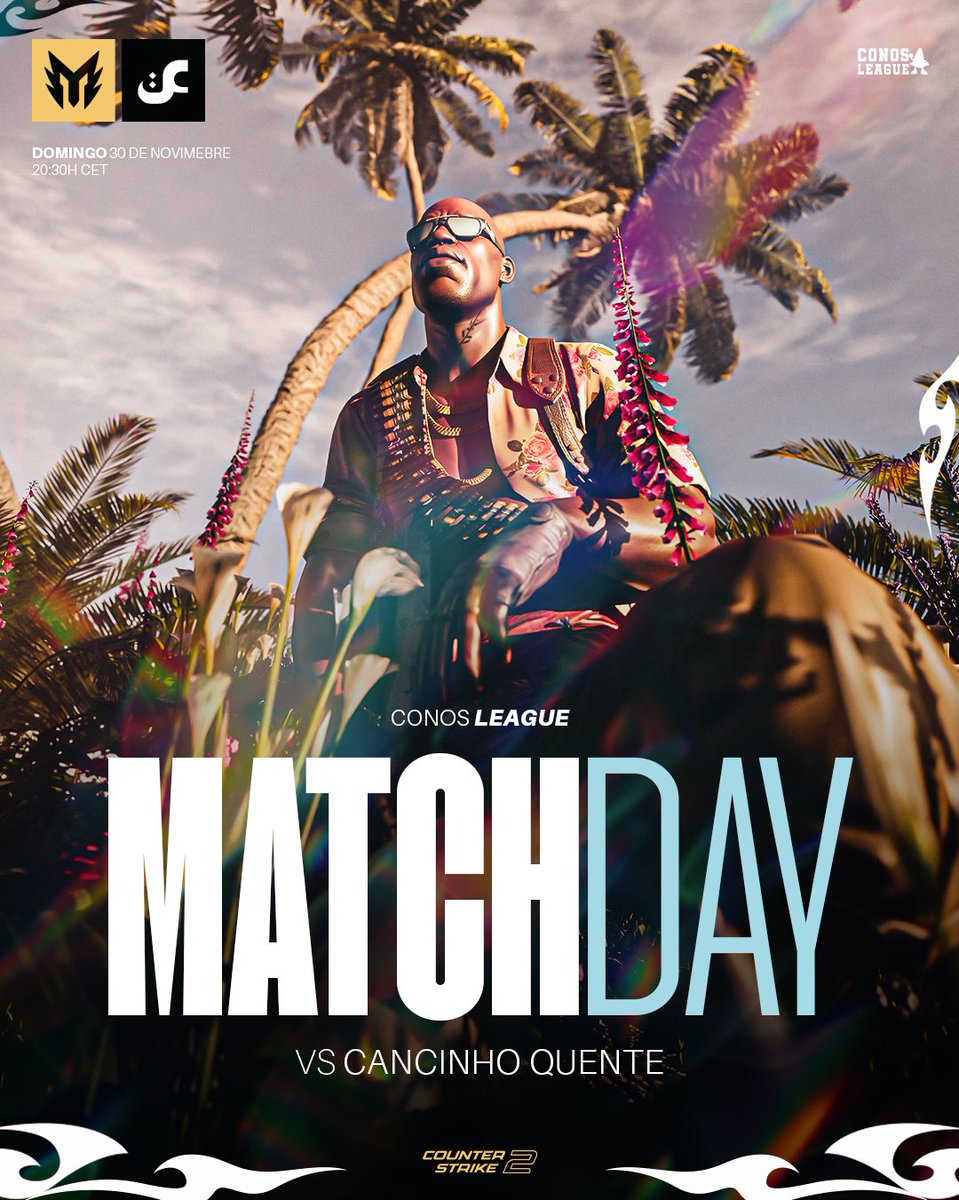 Monta_Club's tweet image. ⚔️MATCHDAY⚔️

Conos League | Counter-Strike 2

🏆| @ConosLeague
🆚| Cancinho Quente
🗓️| 30/11/2025
⏰| 20:30