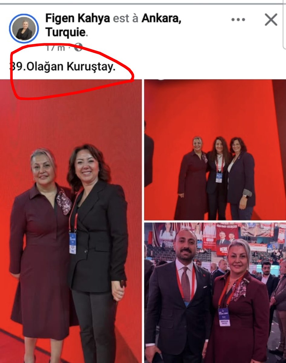 39.OLAĞAN KURUŞTAY
:) :) 
Chpli Figen Kâhyanın Dili Sürçmüş Kurultay Yerine 39.Olağan Kuruştay Yazmış 
Söyleyene Değil Söyletene Bak Derler
Parayla Yapılan Kongrelere Alışkın Bir Chp Olunca Figen Hanım da Bu Alışkanlıktan Olsa Gerek Farkında Olmayarak Kuruştay Yazmış
 :) :)
