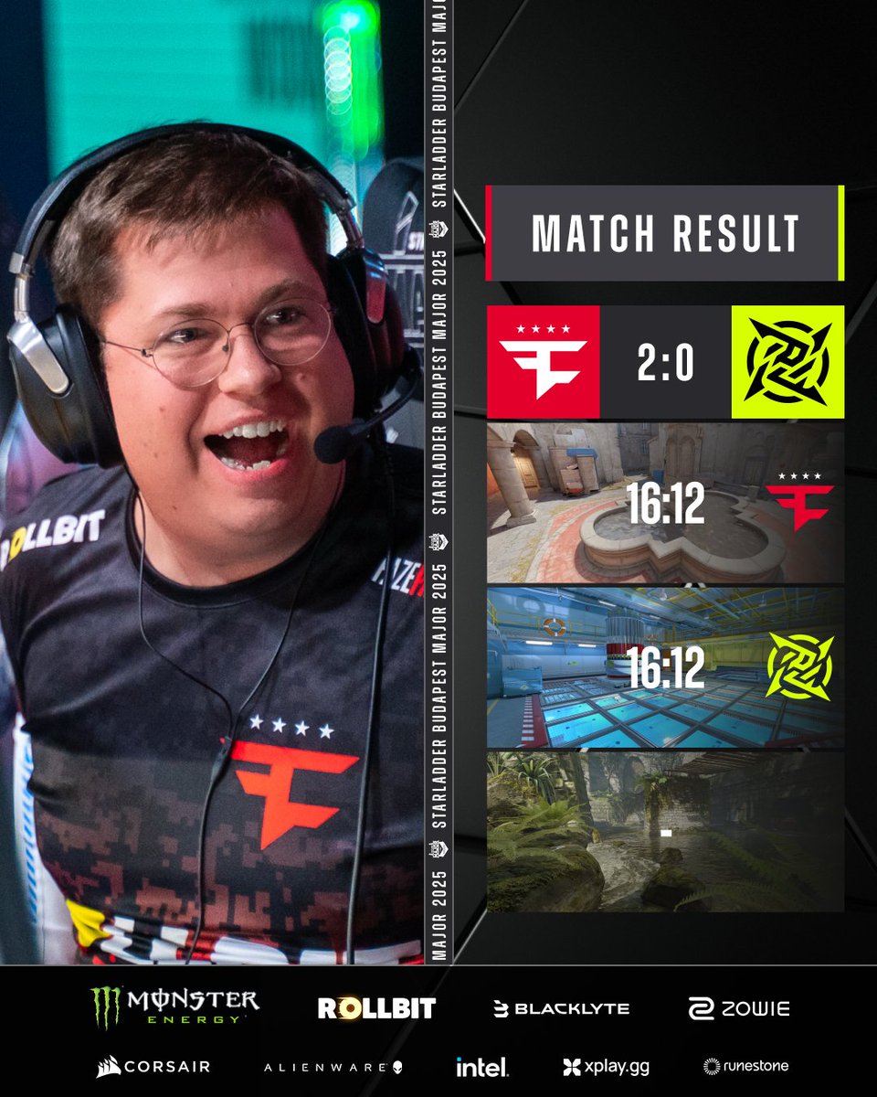 StarLadder_CS's tweet image. Both maps required OT&apos;s, but @FaZeEsports take the W over @NIPCS!

#BudapestMajor