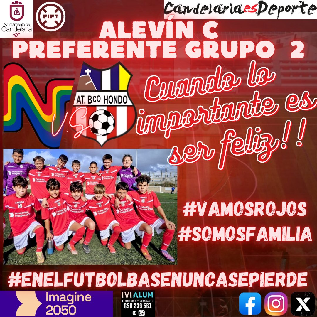 Jornada de comienzo en sus respectivos grupos de nuestros alevines….A domicilio nuestro ALEVÍN B visitaba al <a href="/duggi/">Derrick Duggins</a>.tranvia ,mientras que nuestro ALEVÍN C se medía con el @nuryana_futbol !! #vamosrojos🤍❤️ #somosfamilia❤️🤍