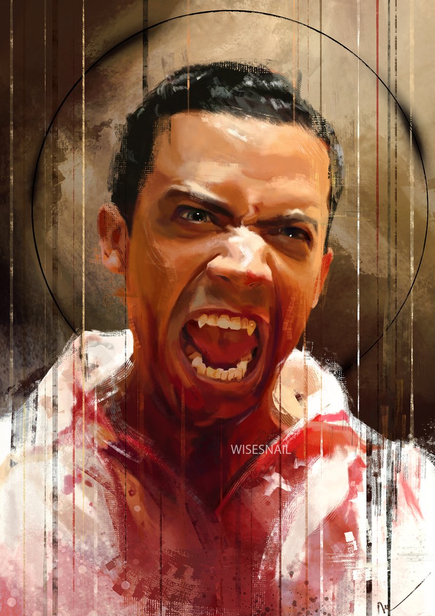 WisesnailArt's tweet image. What&apos;s really funny is that if I see #blood if real life I feel ✨faint✨, but I love painting it... Anyway, have a hissing #Louis &amp;lt;;

I hope you like it 💙

#IWTV #LouisDePointeDuLac  #JacobAnderson #InterviewWithTheVampire #IWTV #AnneRice #Vampire #Wisesnail
