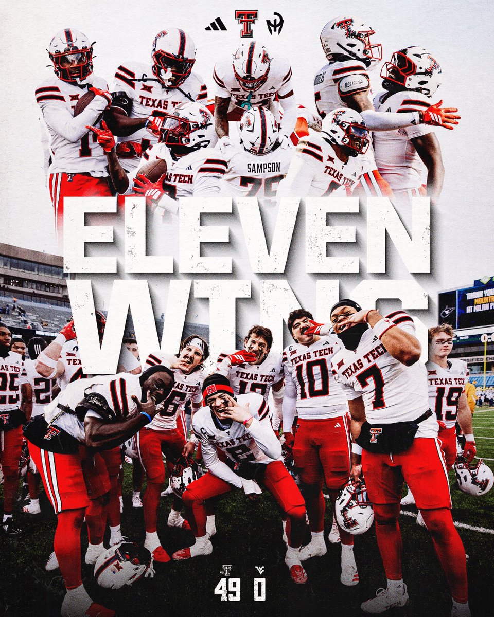 TexasTechFB's tweet photo. All by 20+ points. https://t.co/nhsddtuNLS