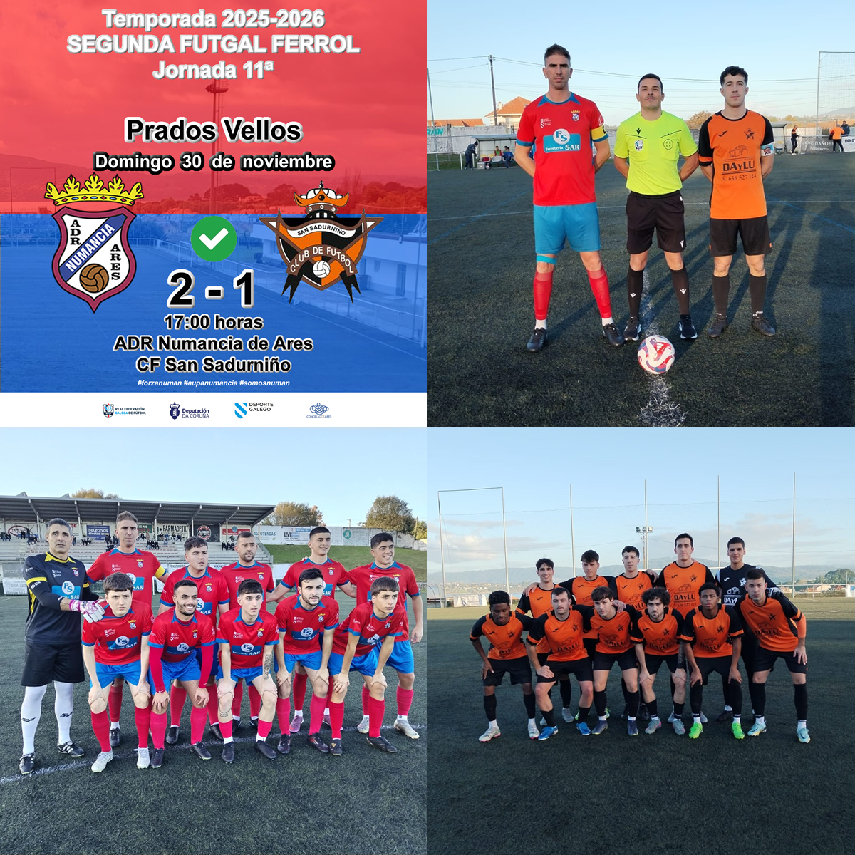 #Aficionados. ADR Numancia de Ares, 2 - CF San Sadurniño, 1