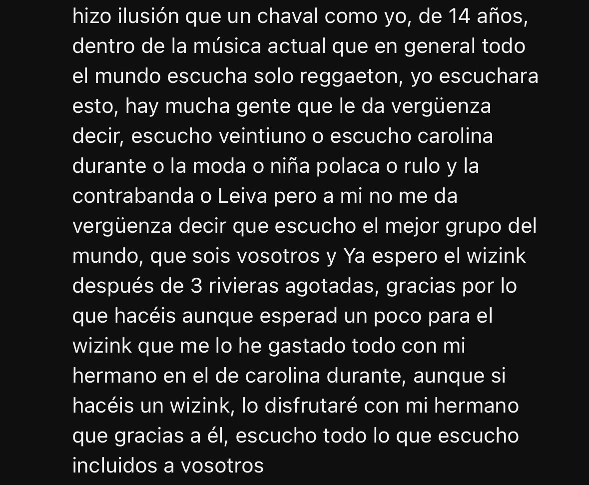 Gonzalo tío te quiero muchísimo si te rompes el brazo te doy el mío.