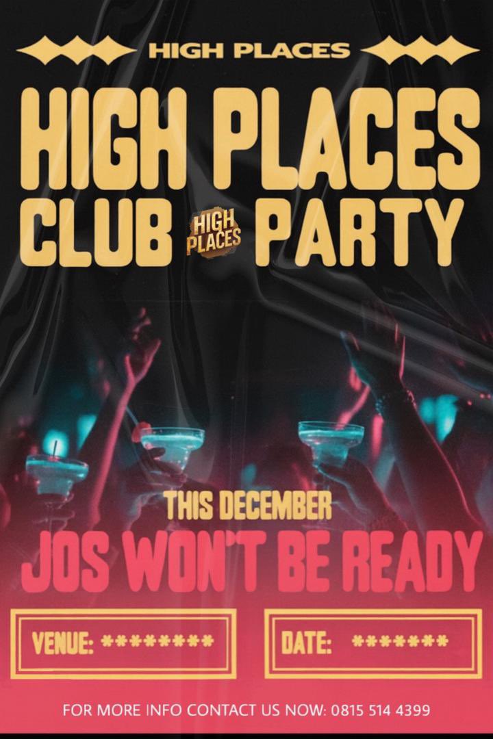 jojorashad999's tweet photo. Jos Rave
This December
Be there
🐝⚡️
#Jos #Rave #Highplaces https://t.co/IUYdVlrdfs