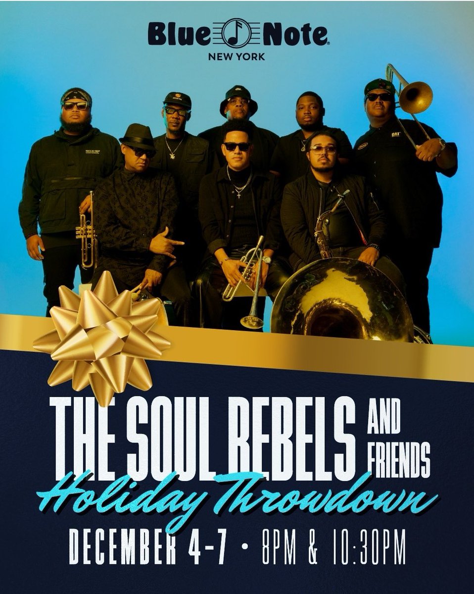 We hope everyone had a safe holiday break. Tickets are still on sale for our Blue Note NYC residency this week. You can purchase directly on the website or use the link in our bio.