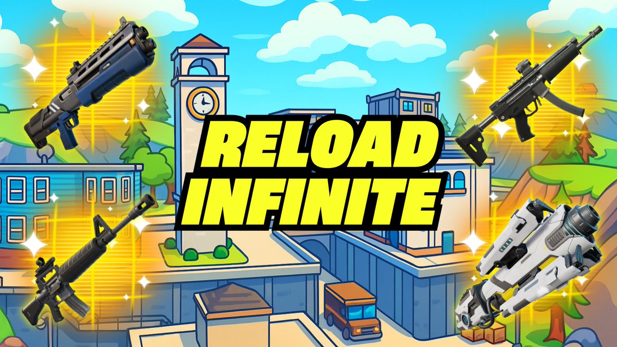 FaxStudios's tweet photo. 🔁RELOAD INFINITE🔁TILTED BATTLE

What's new?

🔫New items this season🔫
🚗The Simpsons graphics are gone🚗
🏆Now a new leaderboard below the minimap🏆

Play Now: 9265-3224-2374
#UEFN #Fortnite https://t.co/WlOnMrSN78