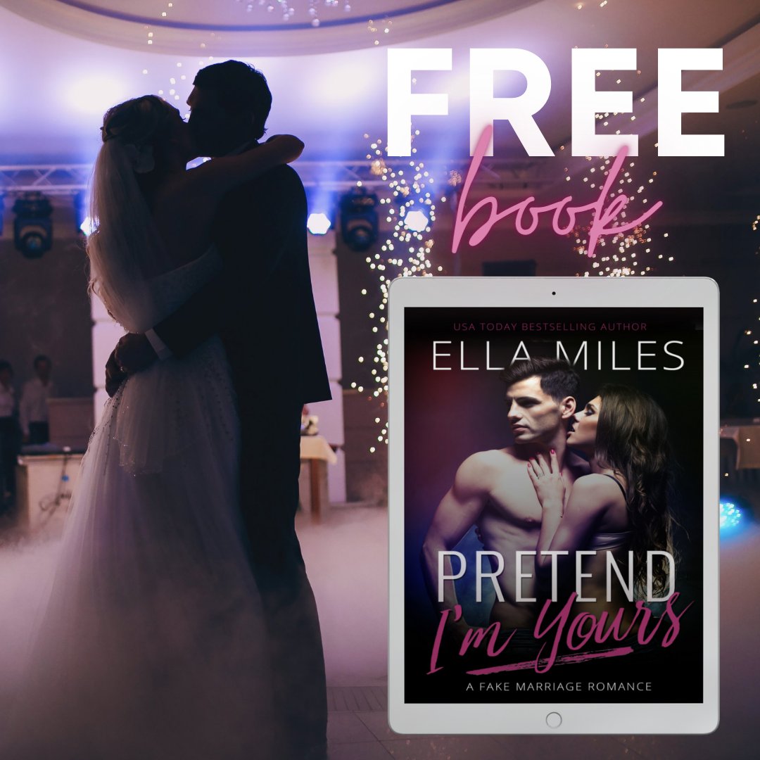 Pretend I'm Yours is FREE 💍
"A fake wedding romance I could not put down, their heat and chemistry could not be denied! A must read!" 
Amazon: amzn.to/2Ro6vLZ
Apple: buff.ly/30wUZUk
Kobo: buff.ly/2R6H18V
Nook: bit.ly/48EngNz