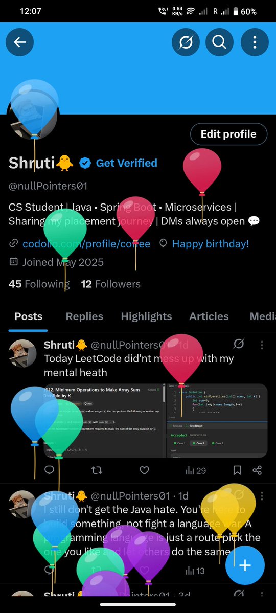 nullPointers01's tweet image. Yaaayyyyyy 🥳