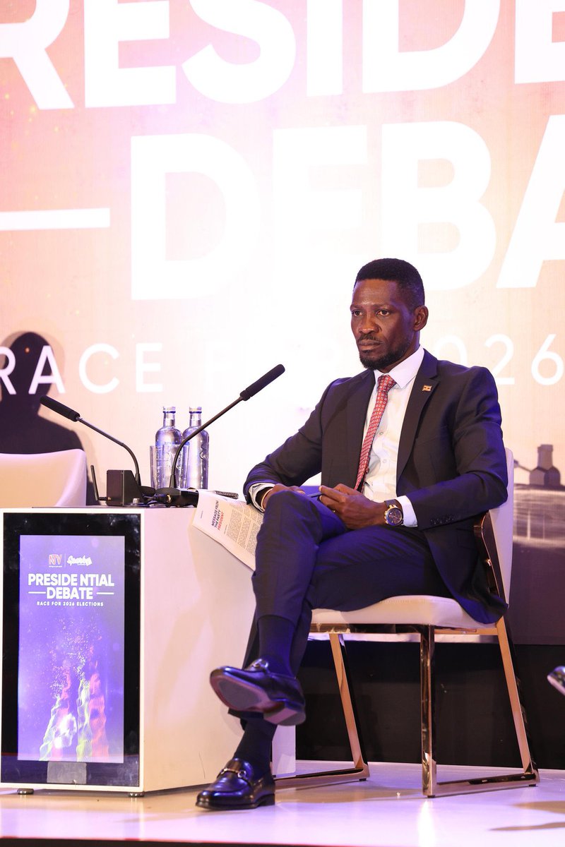 HonNambooze's tweet photo. “I'm glad Museveni is not here because we're discussing the future, and he's in the past”~ @HEBobiwine https://t.co/8Eb6cqVDhx