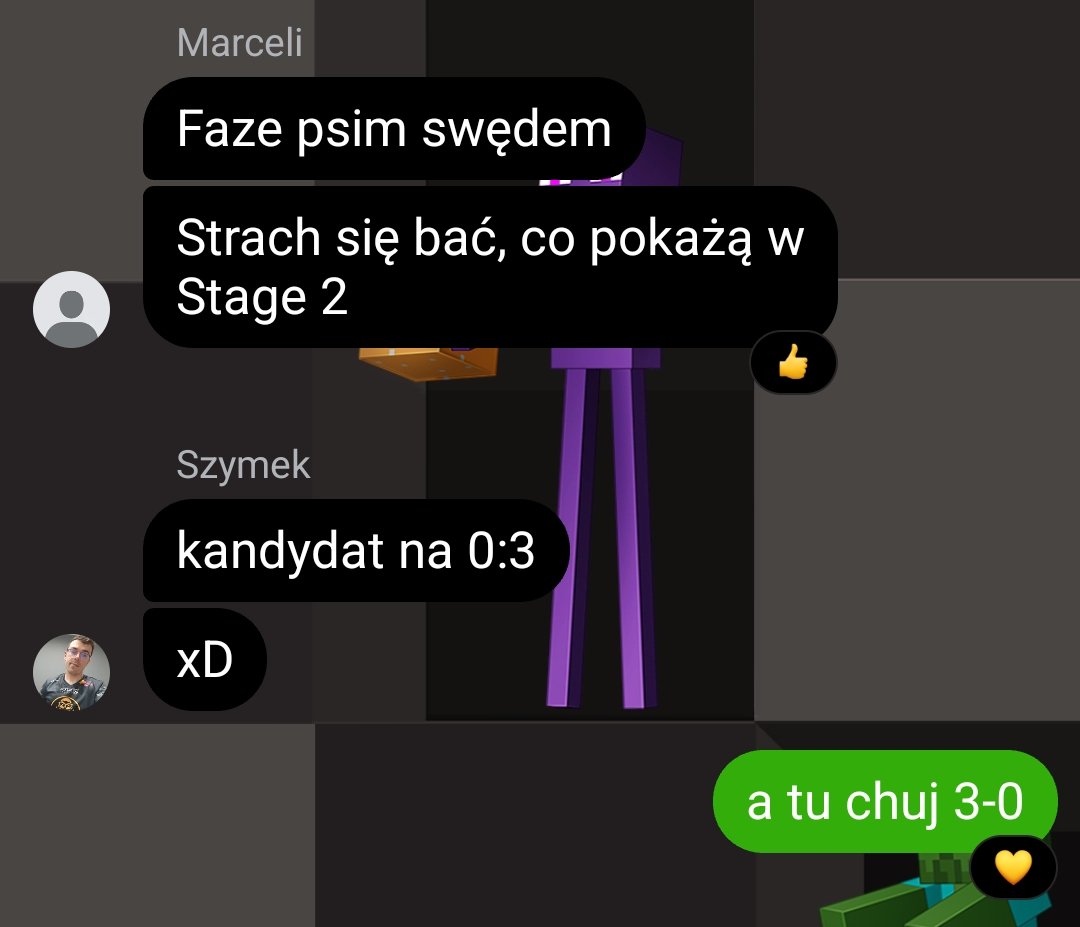 on wiedział 😎 (i tak nie dał faze na 3-0)
