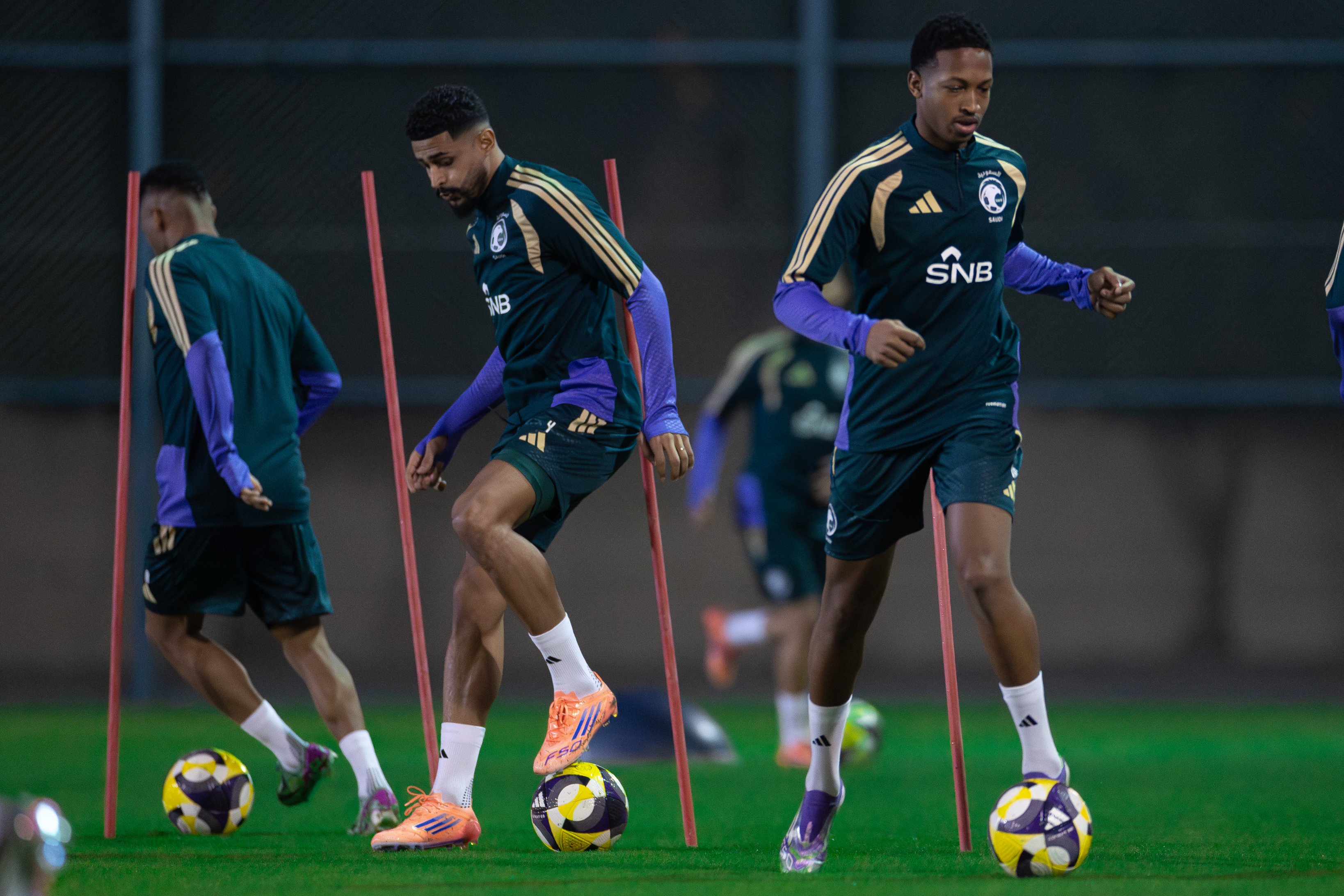 من تدريبات السعودية. (إكس) 