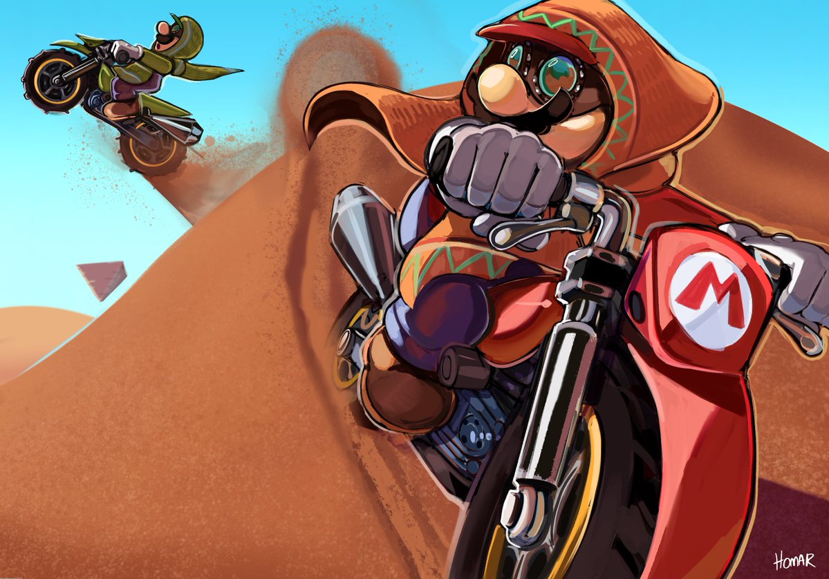 HomarTSimpleton's tweet image. Riding ‘round in Tostarena

#TheSuperMarioGalaxyMovie #mario #art