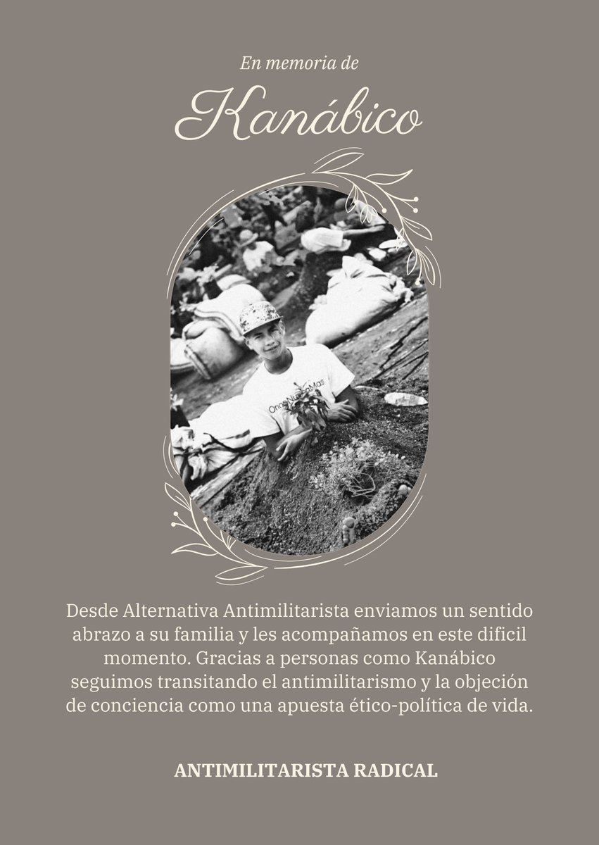 AntimilisMed's tweet image. ¡Salud! y #BuenosHumos por un Antimilitarista radical que nos deja pero que recordaremos en la palabra y la lucha por un mundo desmilitarizado. 

Hoy @elANTIMILI se va pero nos deja mucho corazón. Muy humano y muy decidido en la defensa de sus apuestas. &quot;Monedas pa&apos;l barquero&quot;.