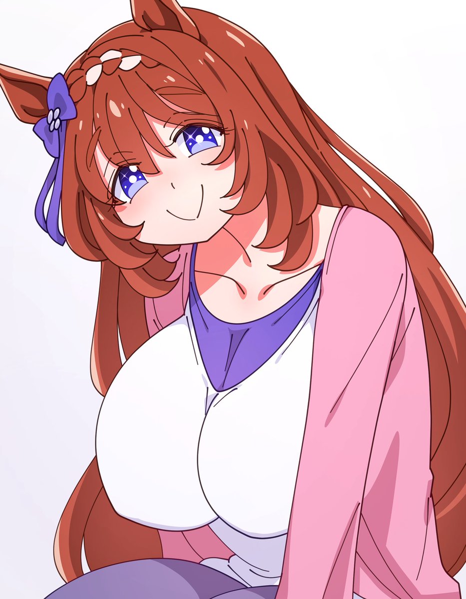 スーパークリーク(ウマ娘) 「スーパークリーク 「今日は甘えてもいいですか?」」|怪人デベソのイラスト