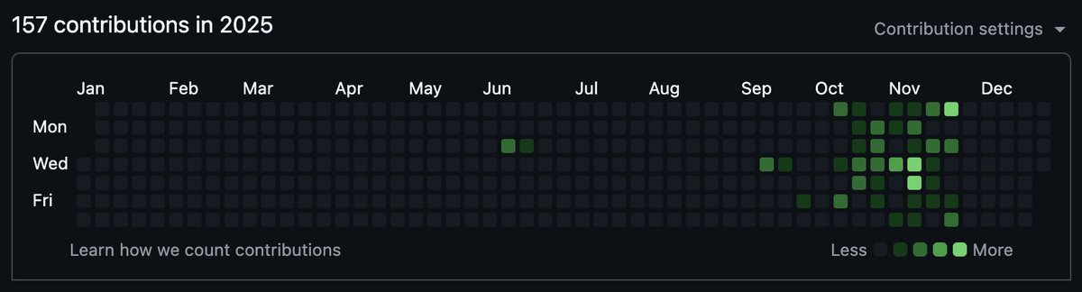 hey twitter 👋

this is my GitHub since jumping into vibe coding few weeks ago

what happened?   
saw Google drop Nanobanana 🍌  
tried @PeterNyang tutorial to vibe code an headshot app 🤝  
built an AI photobooth called Morpheo 📸  
+4,000 images generated since launch ✨