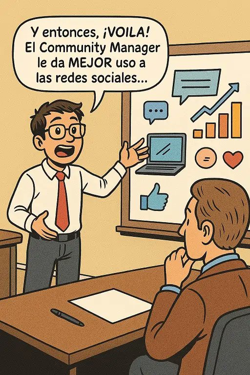 richartasanchez's tweet image. El artículo de la semana! 📢
Digo que soy #Community, y me miran con impunidad “Eso es trabajo?”, preguntan… 🧑‍💻
Pues sí, señora, y con intensidad 🤡🔥 
#humor #proyectosocialbytes #monologo #socialmedia 
🔗↘️socialbytes.es/influencers-y-…