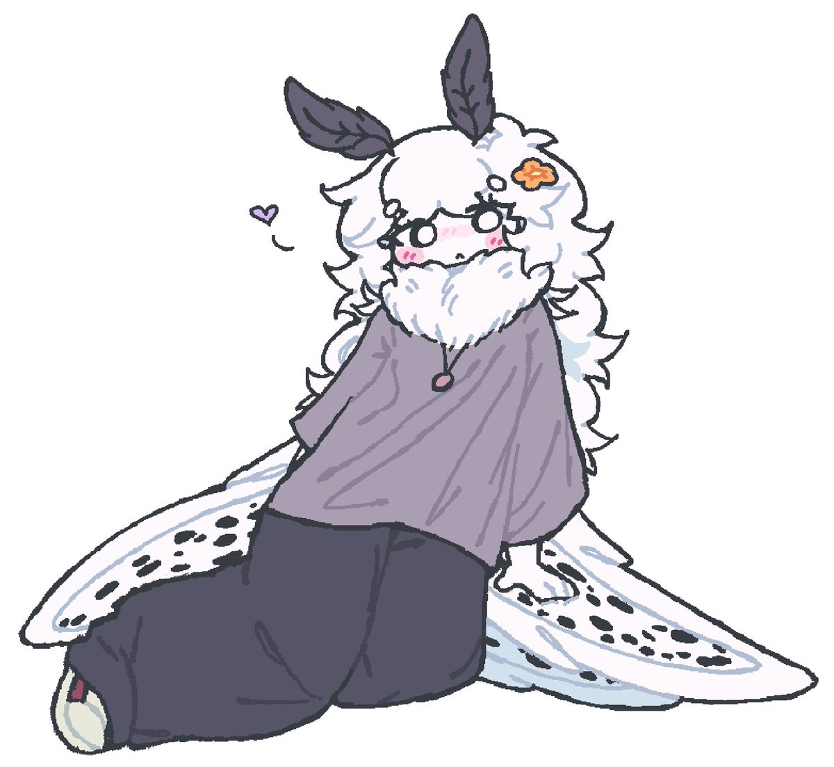 tingusbungus's tweet image. Lilac being a fruit roll up