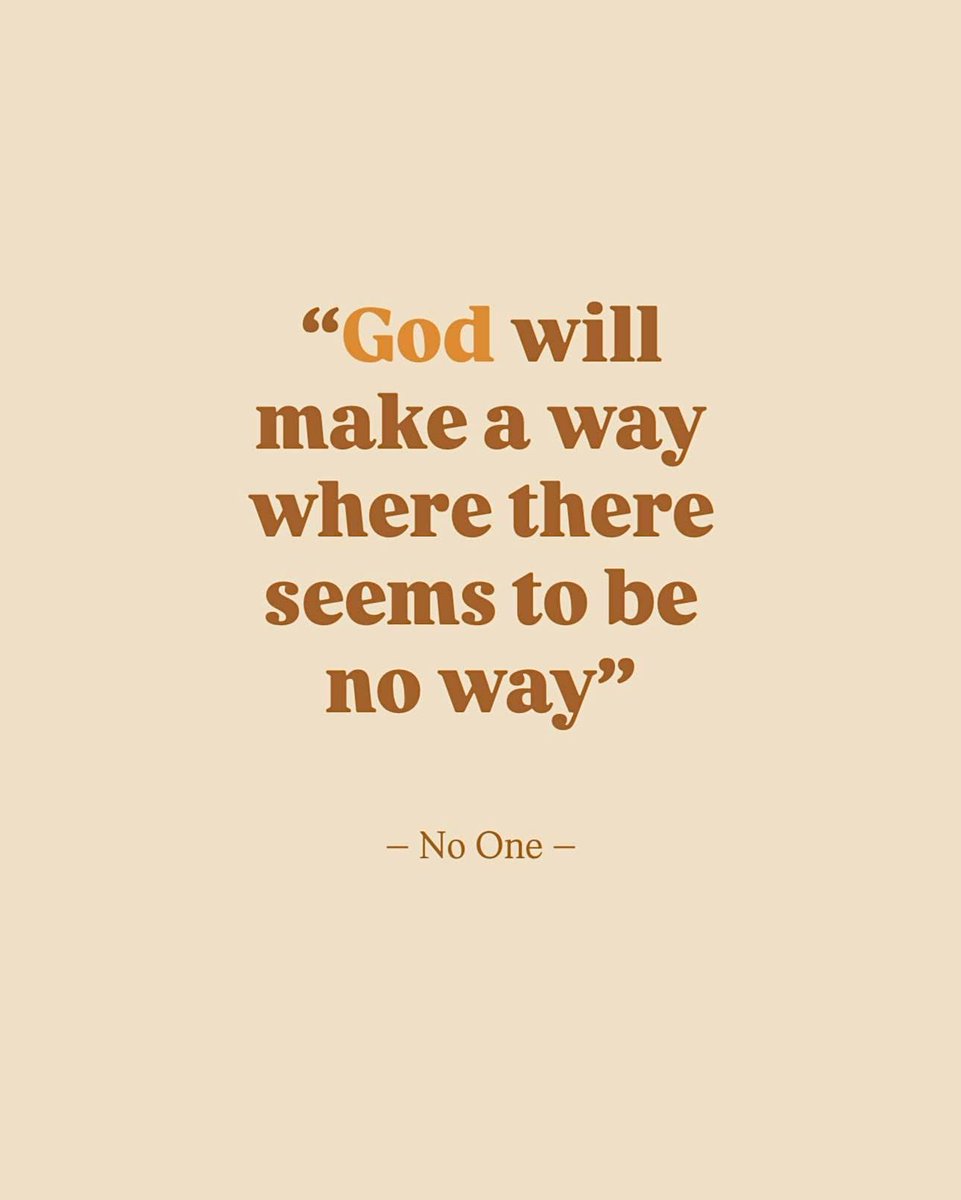HeatherJ2652's tweet image. There are moments in life when the road ahead looks blocked, when every option seems exhausted, and hope feels like a distant echo. But it&apos;s in those very moments-when our strength fades and our vision narrows-that God does His greatest work.
He specializes in impossibilities.