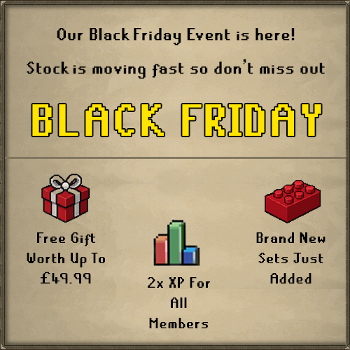 ImplingOnly's tweet image. 🎉OSRS BRICKS BLACK FRIDAY SALE IS LIVE! 🎉

Use code IMPLING for an extra 5% OFF at Checkout :D

osrsbricks.com/current-deals
