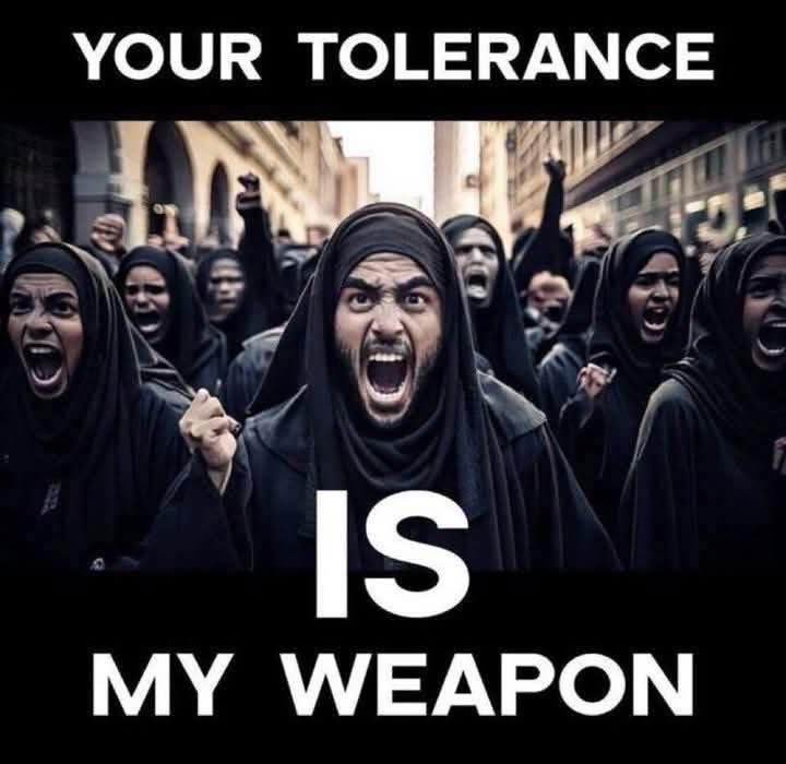 What do you think?  We’ve become so tolerant that they’ve invaded our country under Obama and Biden administration.
