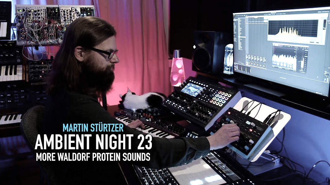 More Waldorf PROTEIN sounds  –  by Martin Stürtzer

&gt; youtube.com/watch?v=HWaxoA…

#ambient #wavetable #synthesizer #soundscape