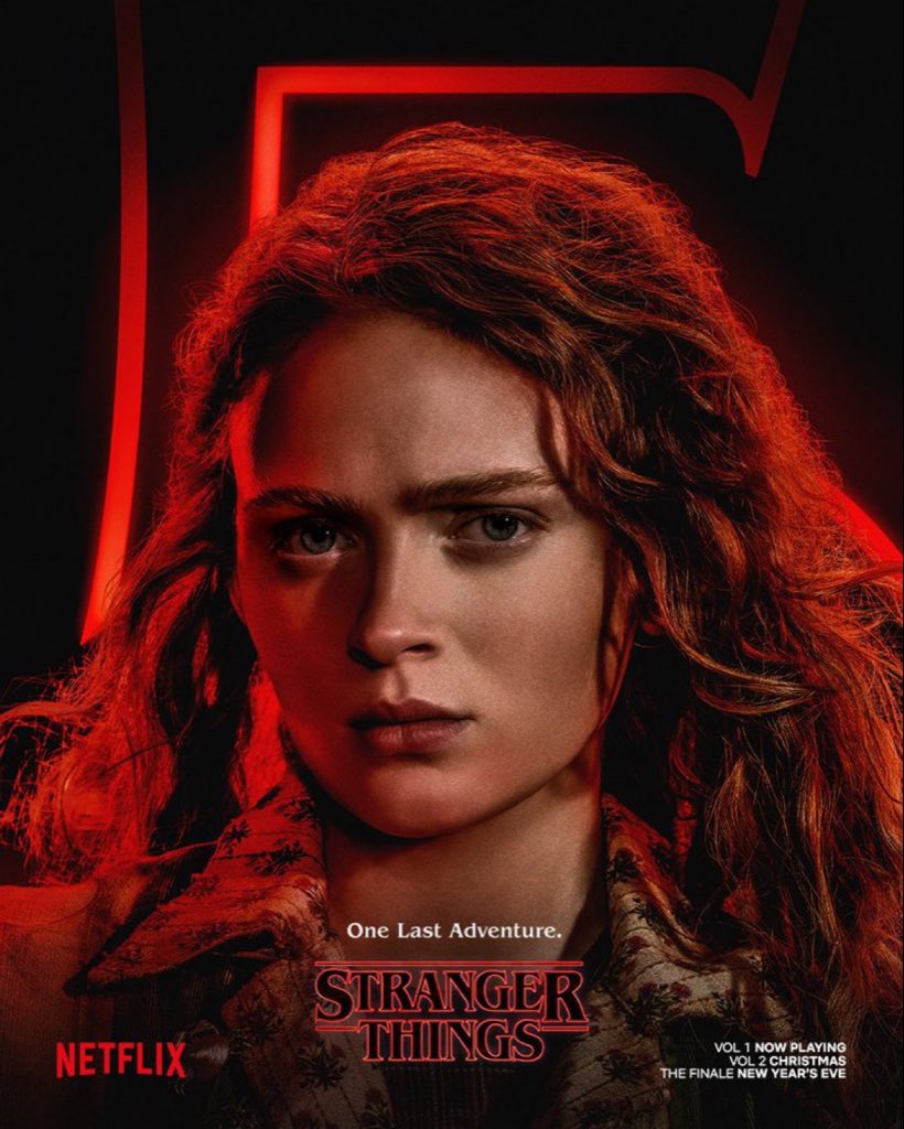 Sadie Sink’s Max stars in new poster from ‘STRANGER THINGS’ Season 5.