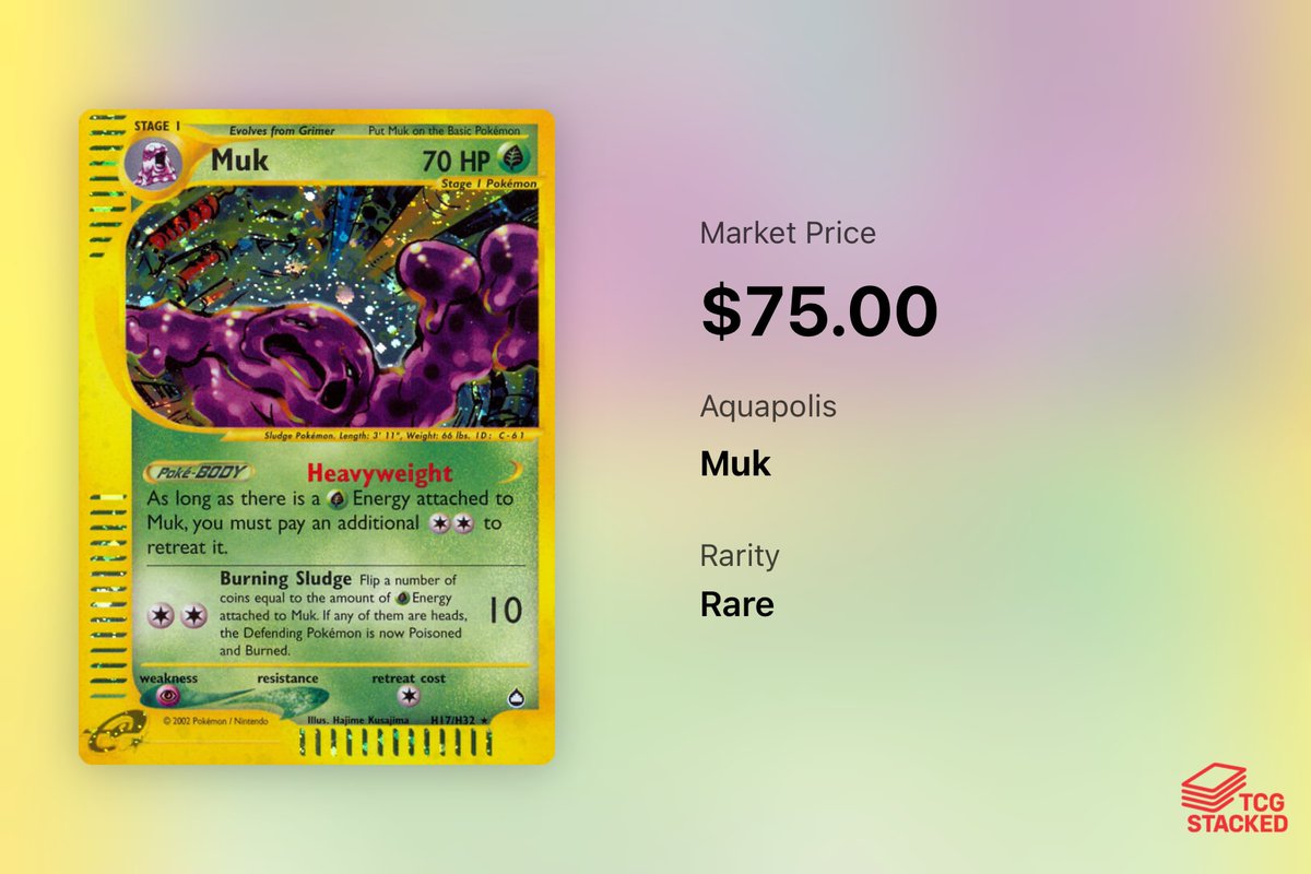 TCGStacked's tweet image. Day 89 - Here are some of the top Muk cards in all of Pokemon. 

If I missed your favorite Muk card, let me know in the comment&apos;s!