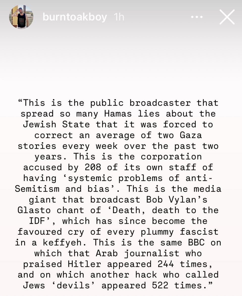 Brendan O’Neill with just a partial list of how the BBC demonizes Israel &amp; Jews…

🎯