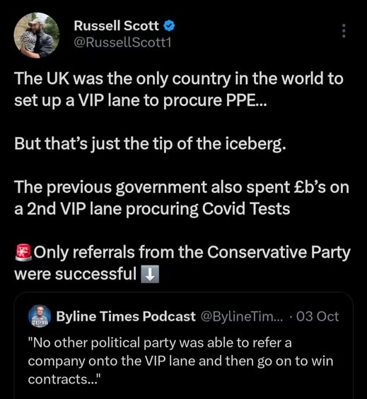 When the Tories scream about the money Labour have to find - never forget......