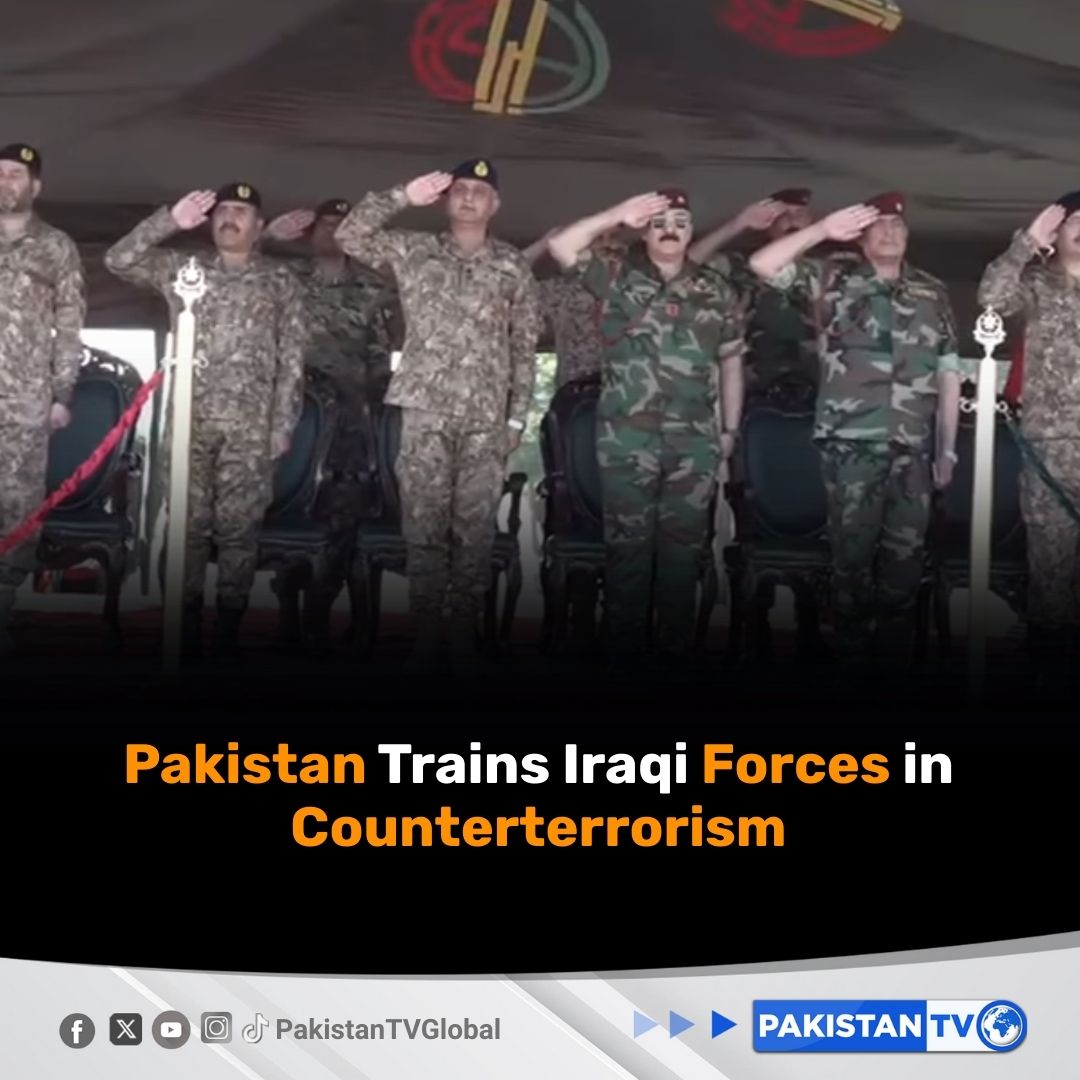 PakTVGlobal's tweet image. Pakistan completes Special Forces training for 446 Iraqi troops to boost counterterrorism and regional security cooperation.

#Pakistan #Iraq #SpecialForces #RegionalSecurity #PakistanTV #PakistanTvglobal