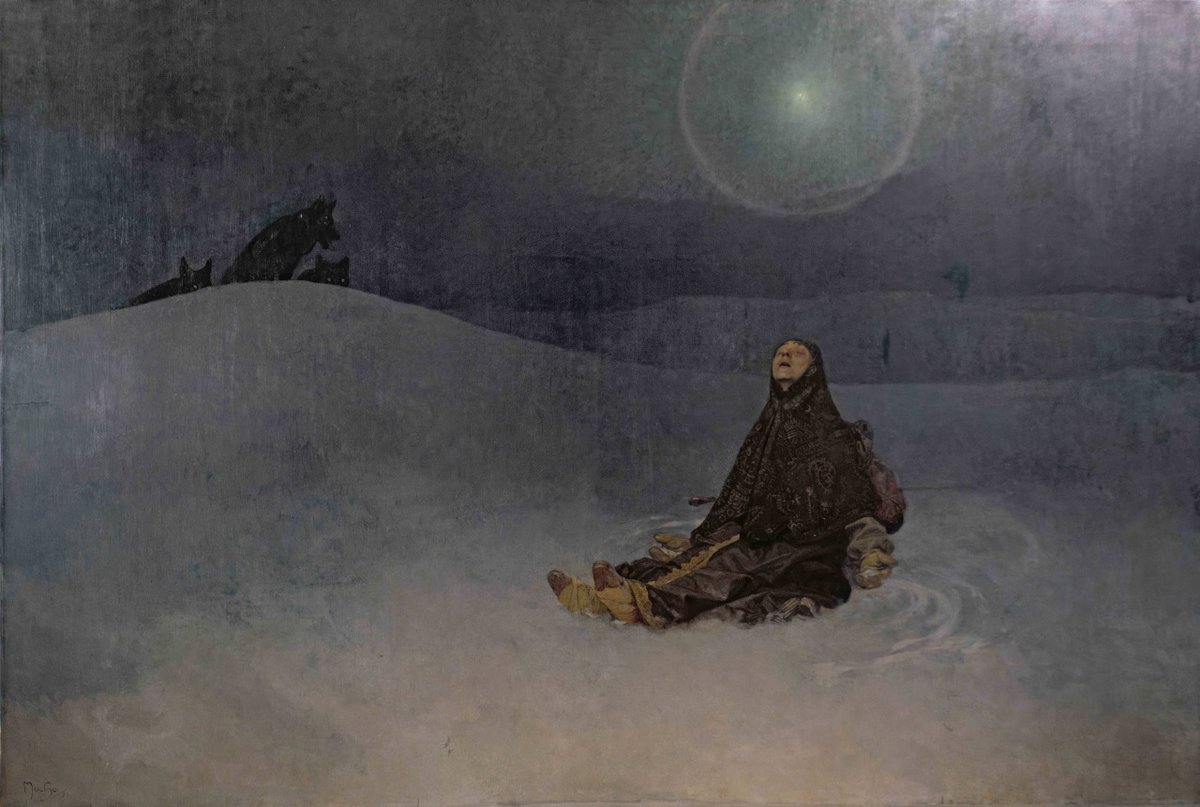 Woman in the Wilderness (Alphonse Mucha, 1923)